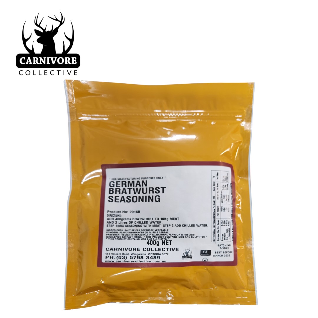 Carnivore Collective 400gms German Bratwurst Sausage Seasoning